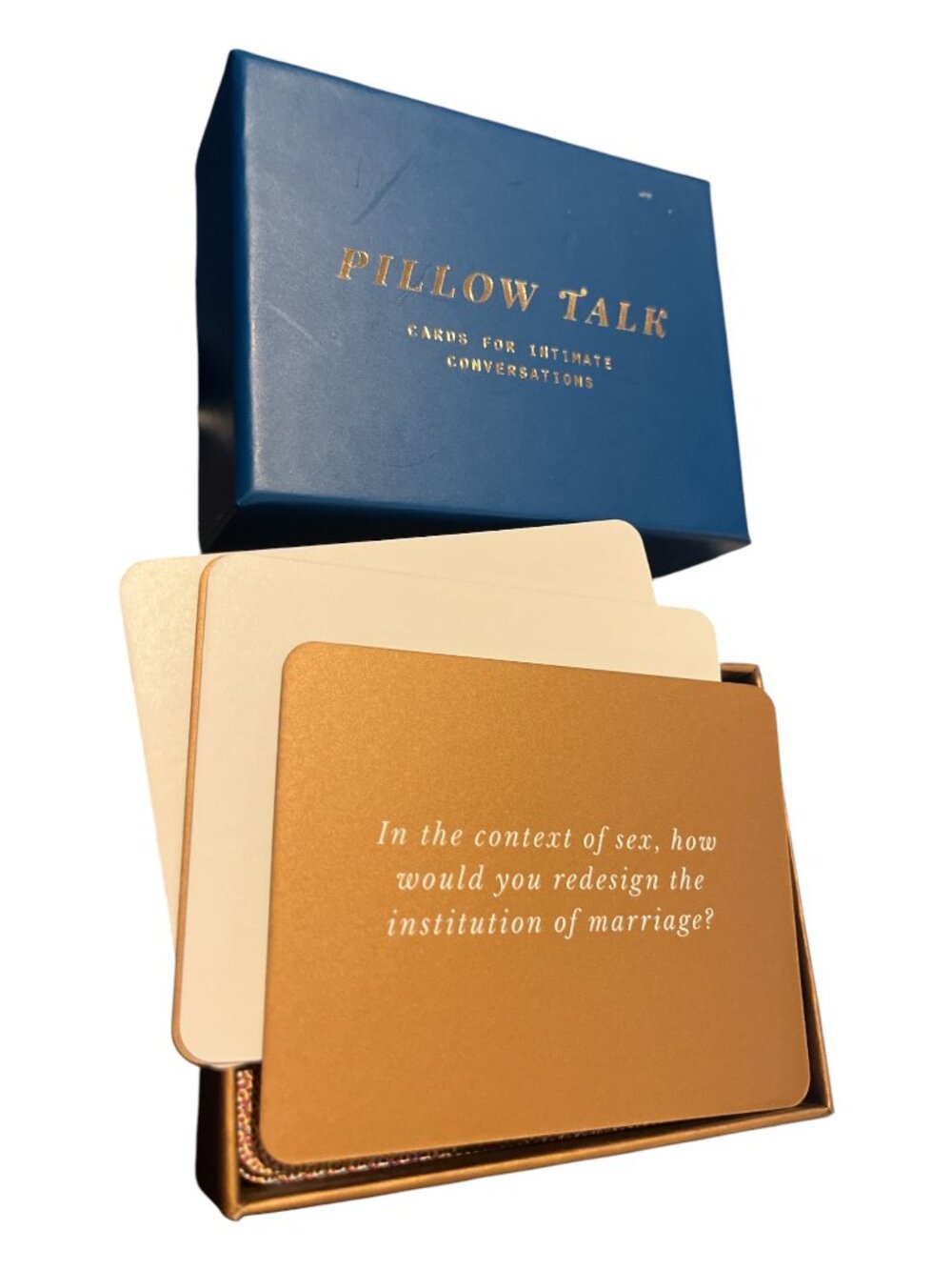 PILLOW TALK Boxed Set of 60 Cards Conversation Starters Intimacy Adult Content
